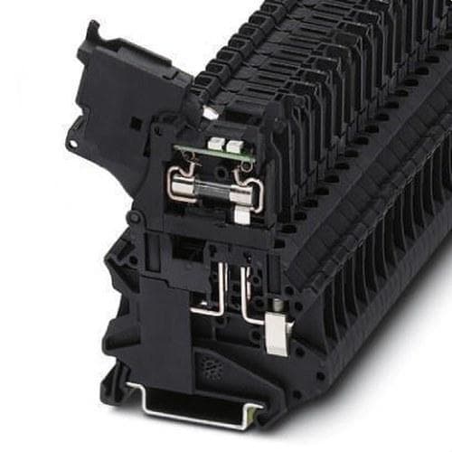 PHOENIX CONTACT - Borne de carril para fusible UT 4 HESILED 24 (5X20)