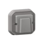 LEGRAND - Salida de cables Plexo monobloc empotrado, gris - con sujetacables
