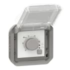 LEGRAND - Termostato electrónico de ambiente Plexo modular - gris/blanco