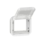 LEGRAND - Adaptador Plexo modular para función Mosaic - Blanco - tapa transparente