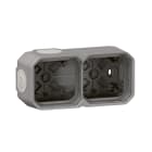 LEGRAND - Caja con membranas Plexo modular gris - 2 elementos horizontales y verticales