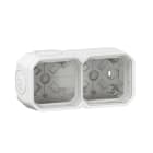LEGRAND - Caja con membranas Plexo modular blanco - 2 elementos horizontales y verticales