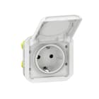 LEGRAND - Base de corriente modular Plexo IP 55 - 2P+T - Blanco - Embornamiento automático