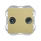 SIMON - Cruzamiento pulsante SIMON 270 10AX bronce