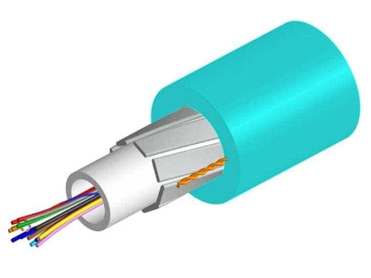 COMMSCOPE - CABLE FO 24XOM4 IN/EX DCA HOLGADO AQUA