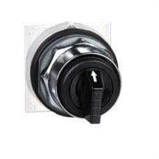 Schneider Electric - Cabeza selector negro ø 30 3 posiciones fijas
