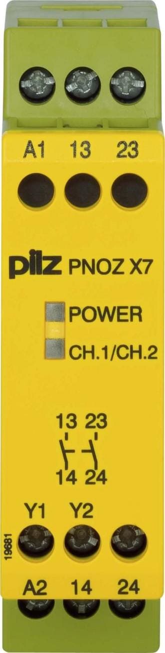 PILZ - PNOZ X7 24VACDC 2N/O RELE DE SEGURIDAD