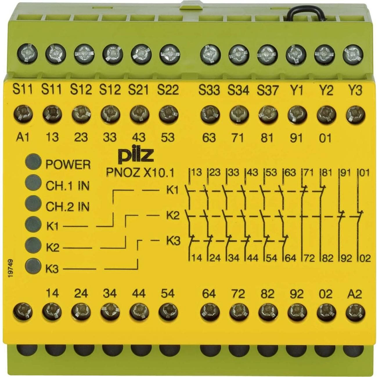PILZ - PNOZ X10.1 24VDC 6N/O 4N/C 6LED