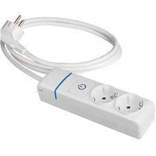 SOLERA - PROLONGADOR CON 2 TOMAS 2P+T, 16A 250V~ CON INTERRUPTOR LUMINOSO.   1.5 M DE CABLE H05VV-F 3G1,5MM².