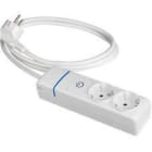 SOLERA - PROLONGADOR CON 2 TOMAS 2P+T, 16A 250V~ CON INTERRUPTOR LUMINOSO.   1.5 M DE CABLE H05VV-F 3G1,5MM².