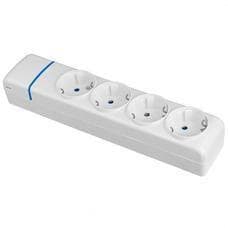 SOLERA - BASE MÚLTIPLE DE 4 TOMAS 2P+T, 16A 250V~.