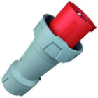 MENNEKES - Clavija 125A 4P 6H 400V PowerTOP Plus IP67 contactos de alta resistencia al calor, cierre roscado y bloqueo por presión