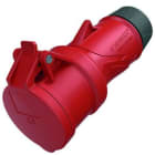 MENNEKES - Prolongador CEE PowerTOP Xtra 32A 4p 6H 400V IP54 X-CONTACT conexión tornillos, y prensaestopas roscado engomado