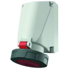 MENNEKES - Base enchufe mural 63A 5P 6H 400V IP44 con contacto roscado X-CONTACT, conexión por tornillo