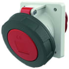 MENNEKES - Base enchufe semiempotrable 63A 5P 6H 400V TA, IP67 X-CONTACT inclinación 20°