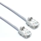 EXCEL - EXCEL CAT6 1M UTP LSOH MINI PATCH LEAD WHITE