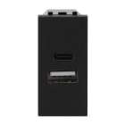 NIESSEN - TOMA CARGADOR USB-A+C  1M 10,5W AN