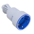 SOLERA - BASE MÃ“VIL 2P+T, 16A 250V~. ELASTÃ“MERO BLANCO.
