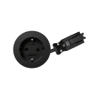 SIMON - Cargador USB A+C Simon 400 panelable y latiguillo de 20 centímetros terminado en extremo libre negro