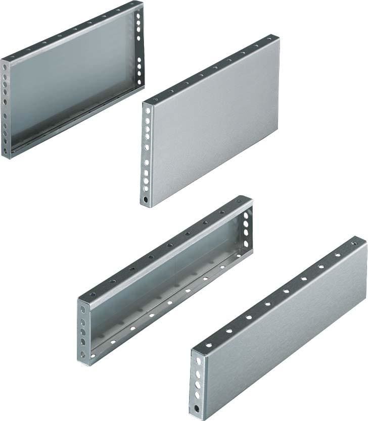 RITTAL - Lateral zócalo acero inoxidable TS 100x500mm (2u)