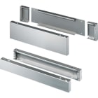 RITTAL - Frontal zócalo acero inoxidable 200mm para armario 1200mm (2 Piezas)