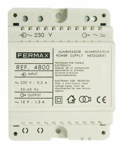 FERMAX - ALIMENTADOR 12VAC/1,5A DIN4