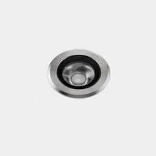 LEDS-C4 - Empotrable de suelo IP66-IP67 Max Medium Round Trim LED 7.9 2700K acero inoxidable AISI 316 423lm