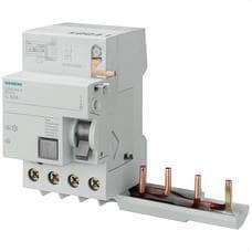 SIEMENS - BLOQUE DIFERENCIAL P/AUT. 5SJ/5SY ACCES. CURVAS B Y C, CLASE A, 3MÃ“D., 4 POLOS, 6/63A, 1000MA, SELEC