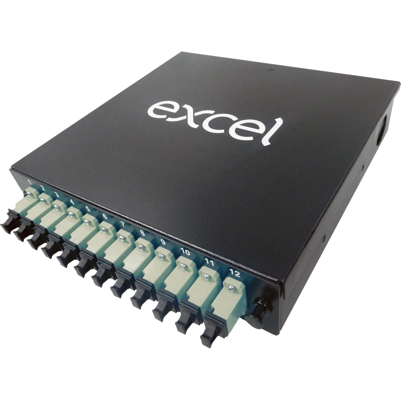 EXCEL - ENBEAM 12 SC SPLX MM (BEIGE) DIN RAIL BOX