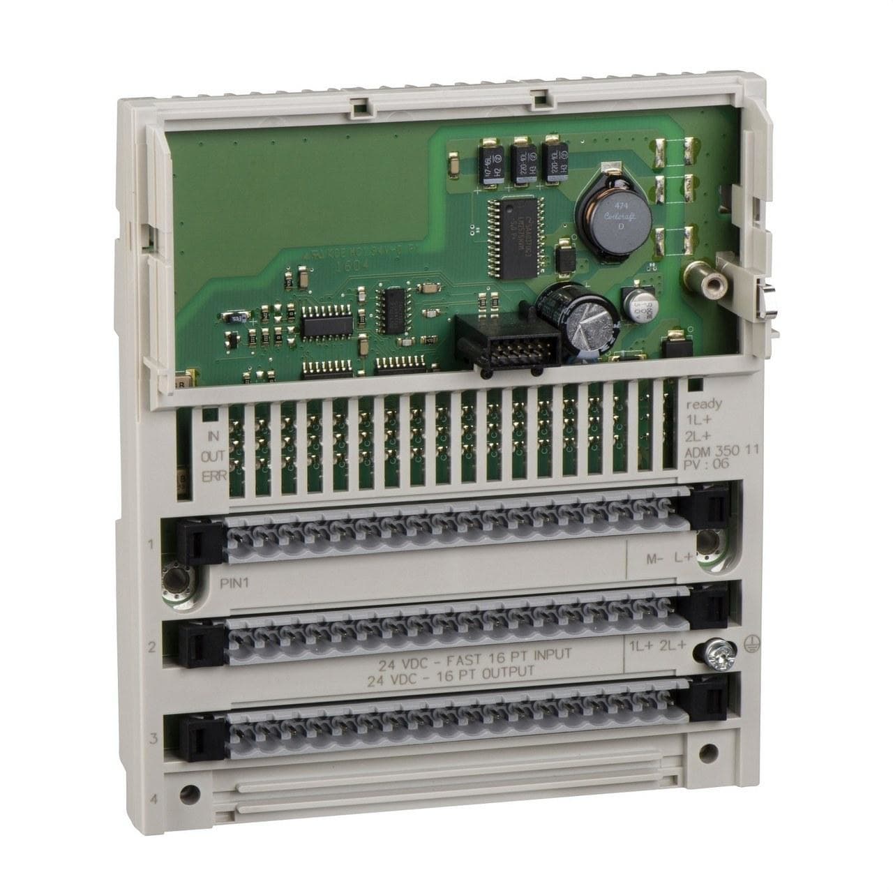 Schneider Electric - módulo E/S discretas Modicon Momentum - 16 E 24 V CC - 16 S estado sólido