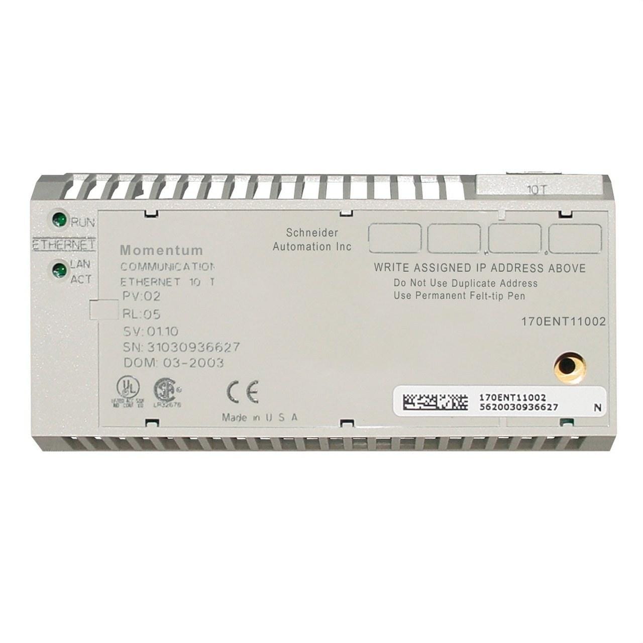 Schneider Electric - Entrada analógica Modicon Momentum comunicador Ethernet 10/100Mb