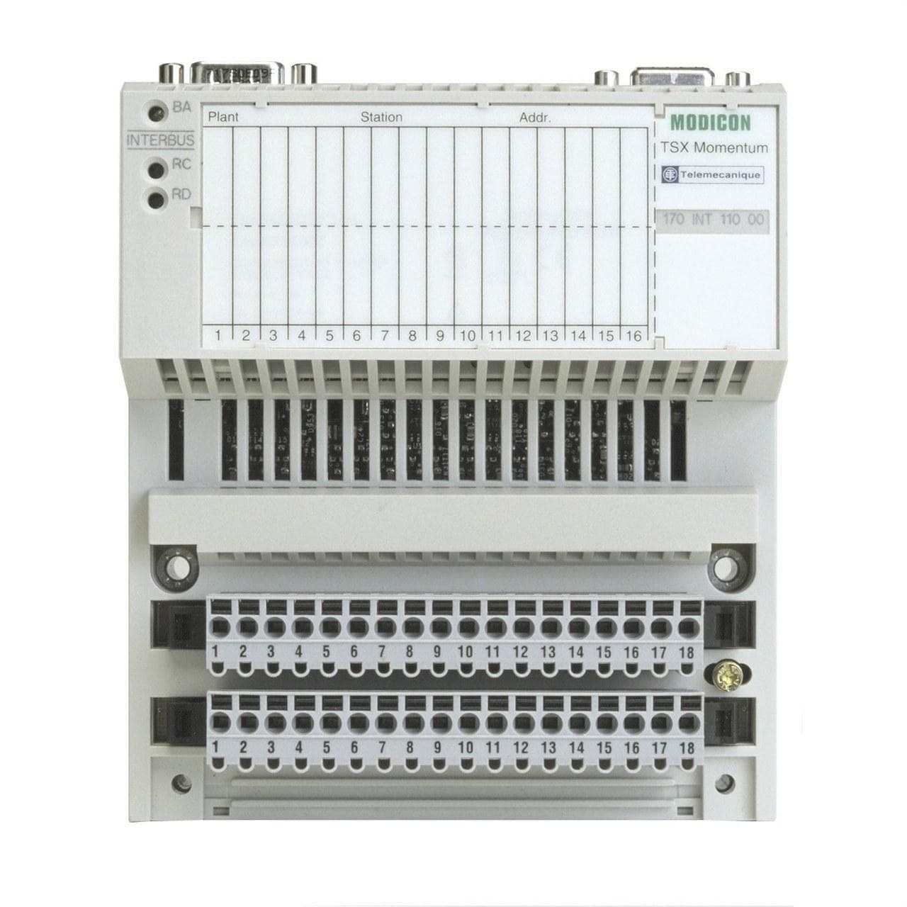 Schneider Electric - Entrada analógica Modicon Momentum comunicador de Interbus S