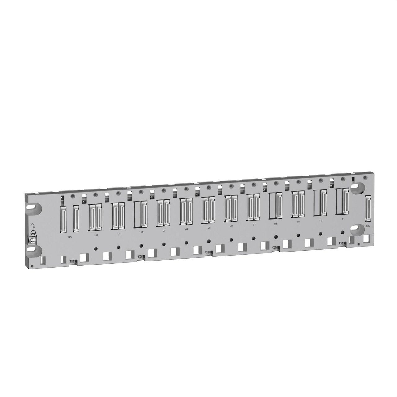 Schneider Electric - Placa base de 12 ranuras (8 ETHERNET + X-bus/ 4 X-bus)