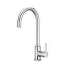 ROCA - Mezclador cocina Mencía caño curvo giratorio cromo