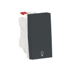 Schneider Electric - Pulsador 1 modulo símbolo luz antracita