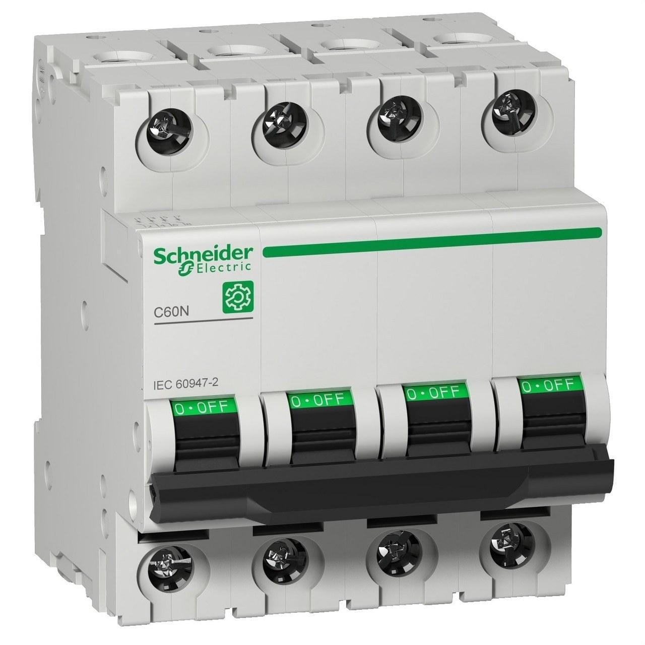 Schneider Electric - Interruptor magnetotérmico C60N 4P 10A curva-C 10kA