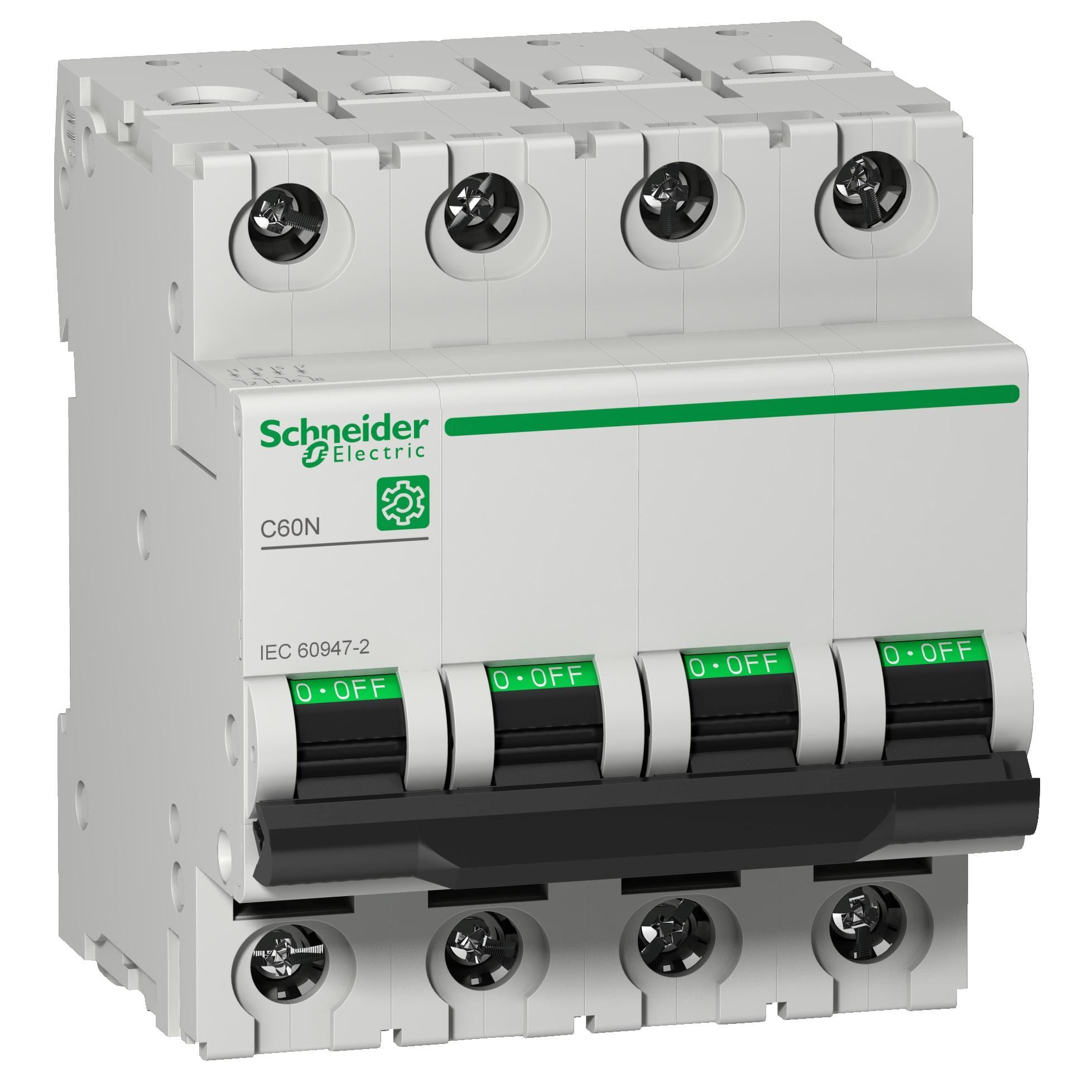 Schneider Electric - Interruptor magnetotérmico C60N 4P 16A curva-C 10kA