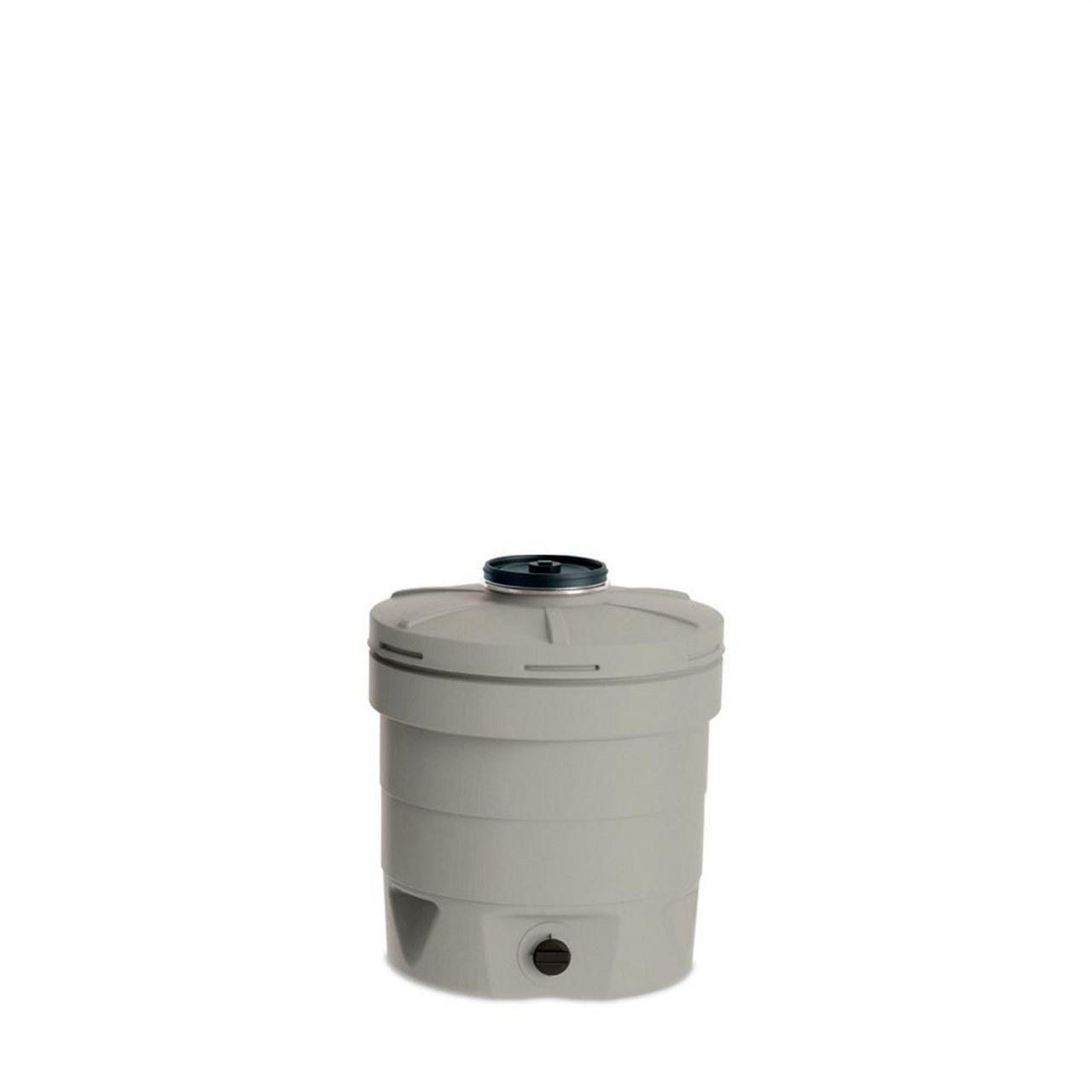 SCHUTZ - Depósito AQUATONNE en gris de 350l multiuso con diámetro 693-820 975mm