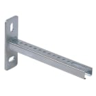 APOLO - Soporte perfil 27x18x300mm para fijación tubos y bandejas acero cincado