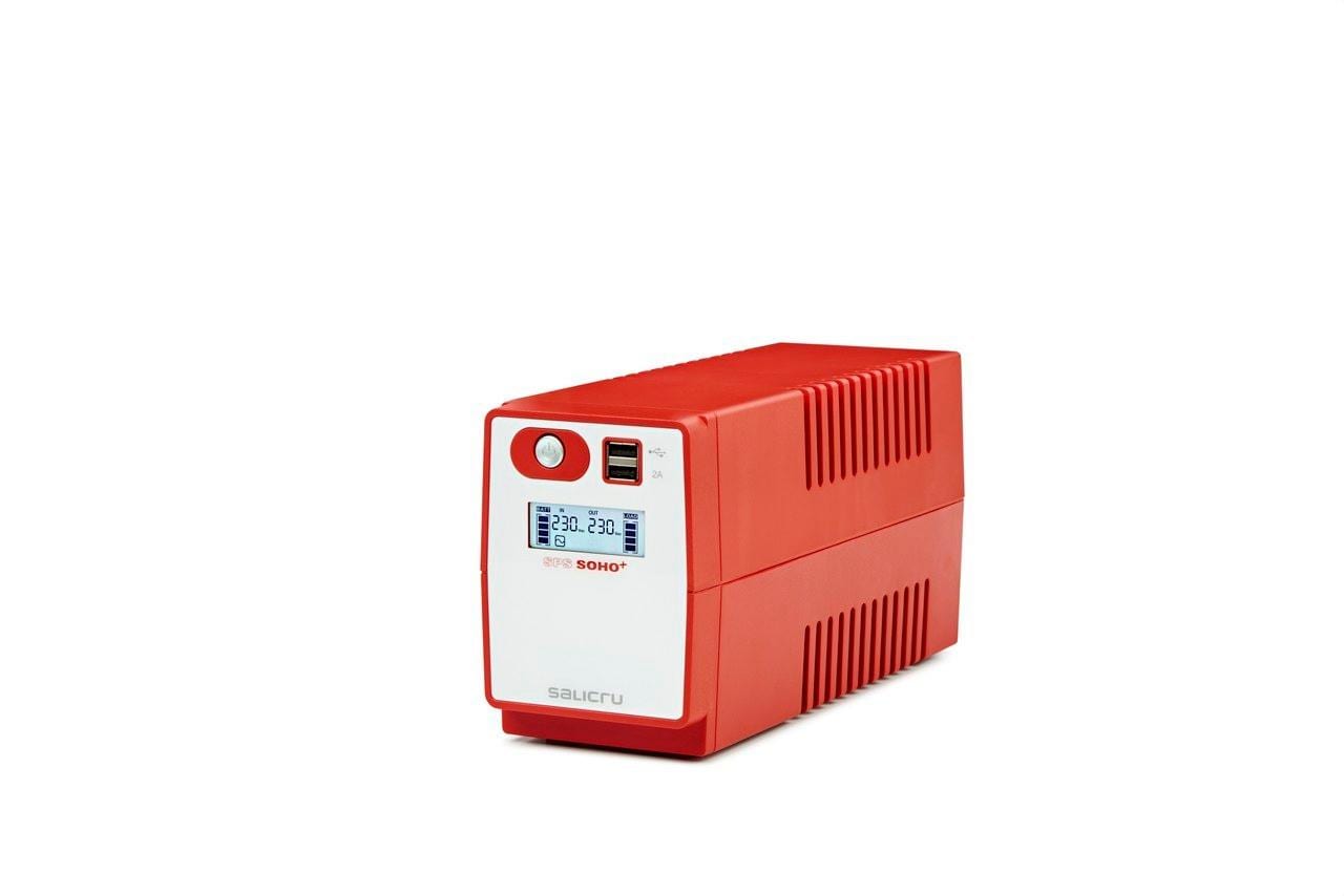 SALICRU - Sai SPS.650 SOHO+ IEC tecnología Line-interactive doble cargador frontal USB