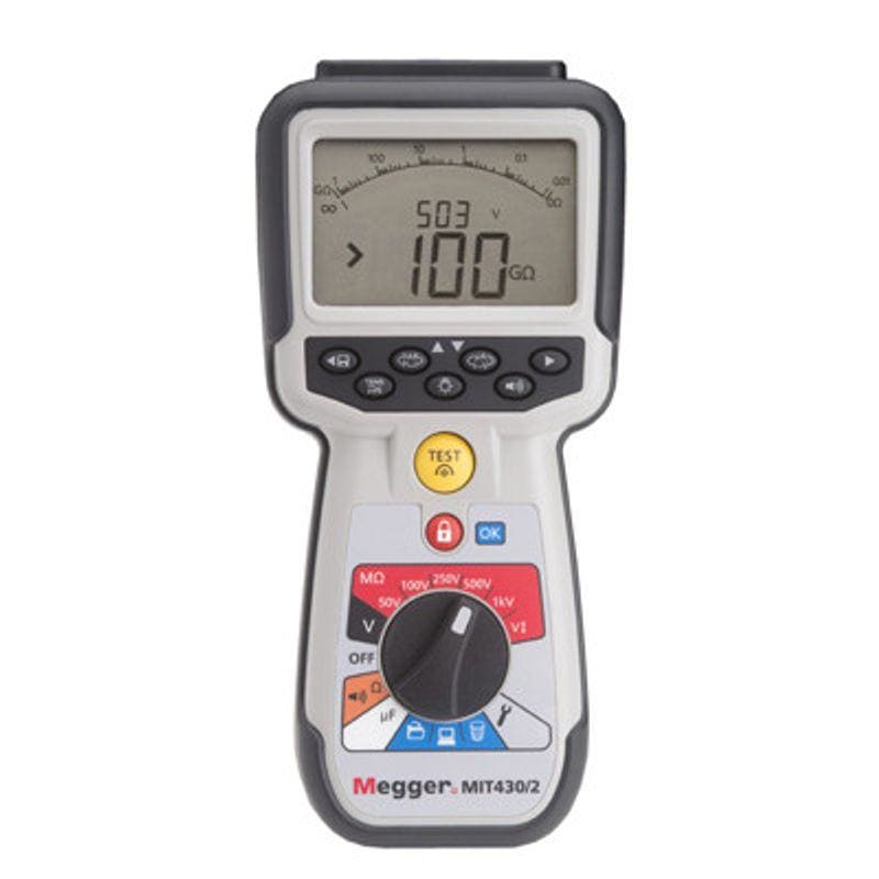 MEGGER - MEDIDOR DE AISLAMIENTO MIT430/2
