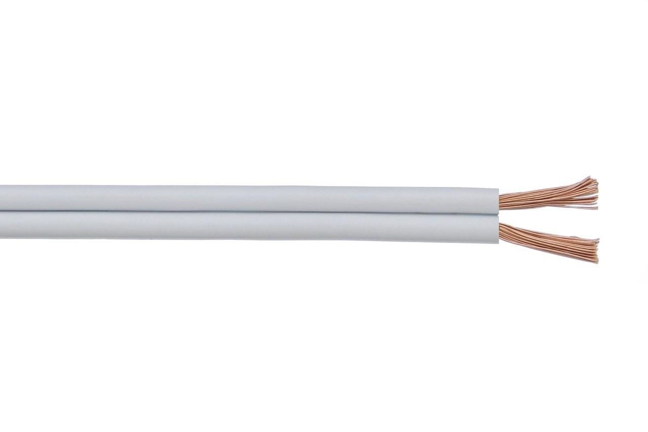 GESCABLE - Cable paralelo altavoz 2x2,50mm² blanco (Rollo 100m) (Eca)