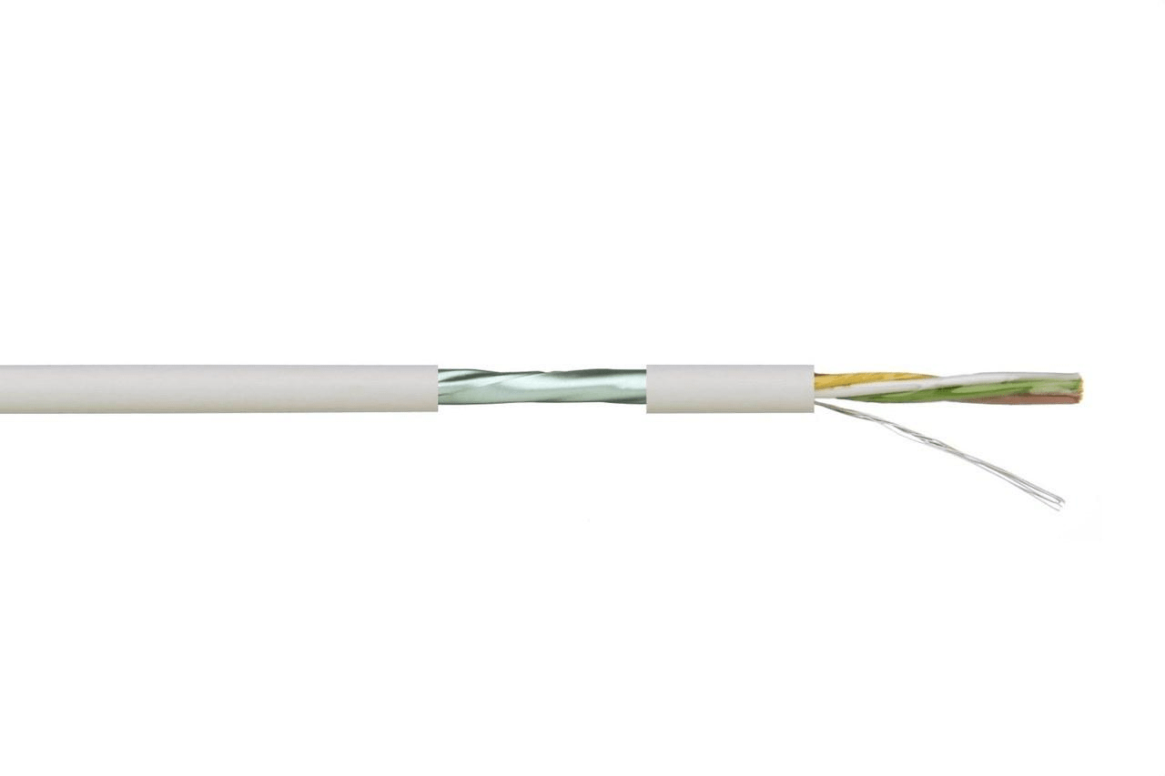 GESCABLE - Cable telefónico con pantalla 4x0,2mm² libre de halógenos (Rollo 100m) (Dca)