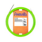ANGUILA - Pasacables Fijo+Lazo Poliester Trenzada Mono Ø3mm, 18m