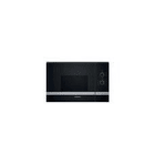 SIEMENS-LB - Microondas electrónico iQ500 apertura lateral izquierda 20 litros cristal negro con acero inoxidable
