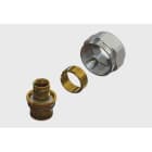 TIEMME - Adaptador cromado 1632K 20mm 2,0 para conexiones 24x19 (16)para tubo multicapa