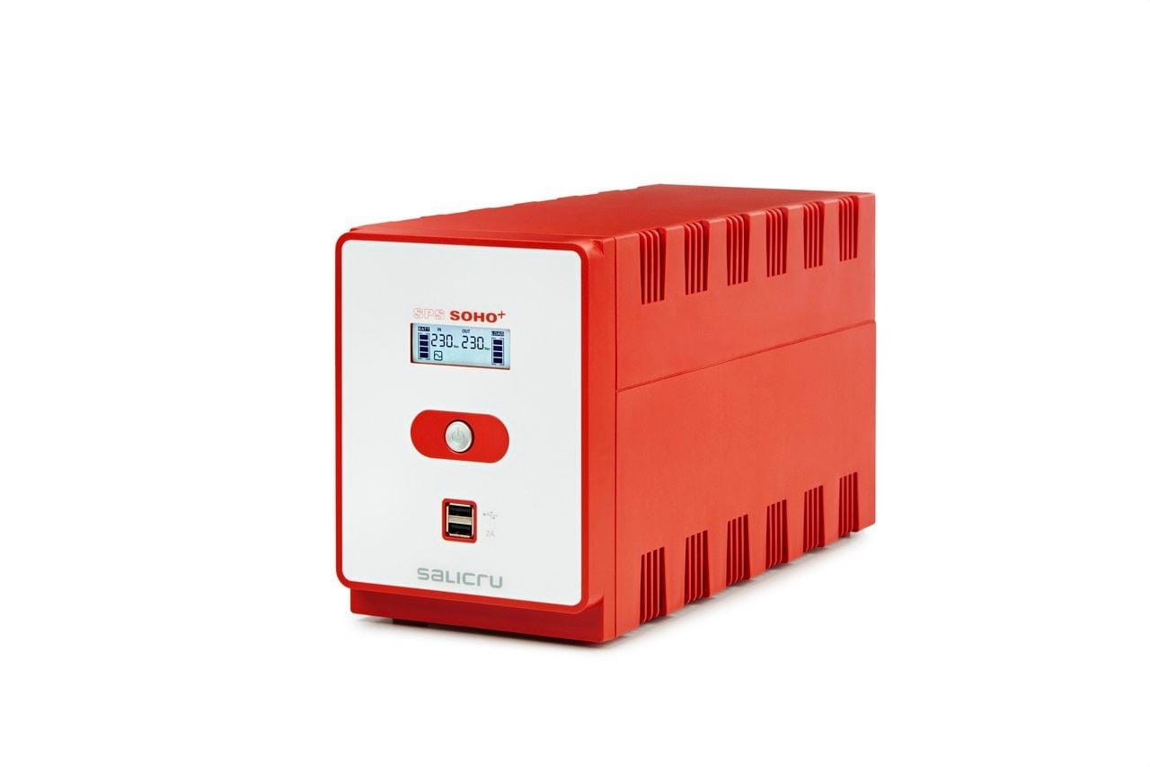 SALICRU - Sai SPS 1200 SOHO+ tecnología Line-interactive doble cargador frontal USB