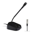 FONESTAR - Micrófono dinámico de sobremesa unidireccional 100-18000Hz