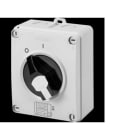 GEWISS - Interruptor rotativo HP caja de material aislante mando maneta negra 4P 32A IP66/67/69