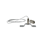 PRILUX - Cable de ø1,2mm y 2m de largo para montaje suspendido de luminarias LYNX LED y LYNX LED LINE. Dos unidades por suspensión